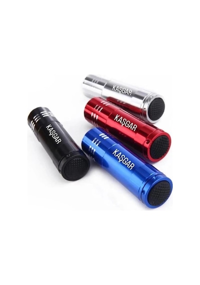 Süper Parlak 9 Ledli Metal Mini El Feneri Çok Renkli 12495617