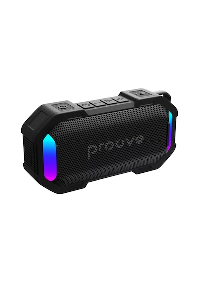 Proove Black Rock 10w Taşınabilir Bluetooth Hoparlör Tws & Rgb Işıklı Ipx7 Su Geçirmez Manyetik Mıknatıslı