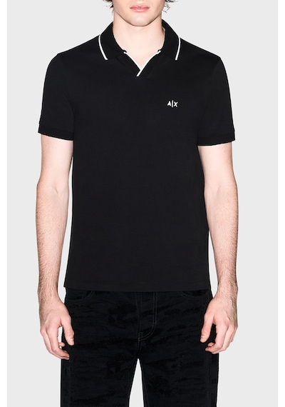 Armani Exchange Erkek Polo Xm002401 Af10366 Uc001 Siyah Siyah