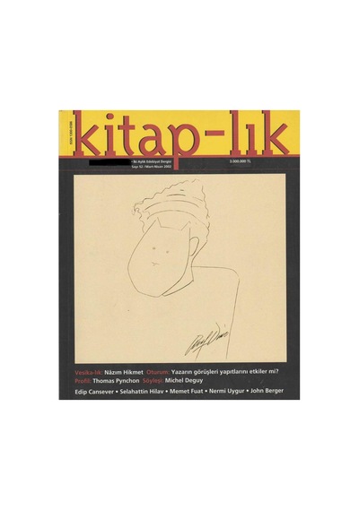 Kitap-lık Sayı: 52 İki Aylık Edebiyat Dergisi -nazım Hikmet Mart-nisan 2002