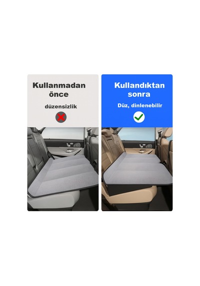 Araç Arka Koltuk Doldurma Ve Dengeleme Minderi Bütün Araba Modelleri İle Uyumludur