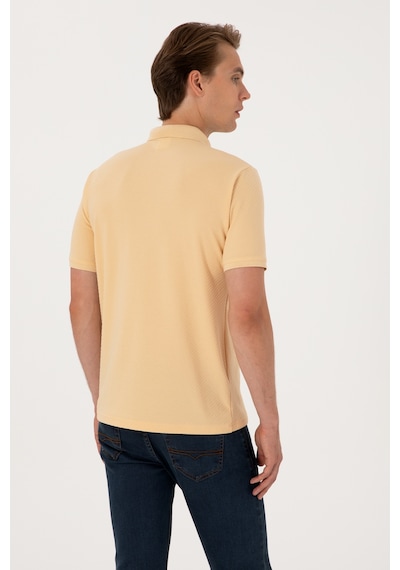 U.s. Polo Assn. Erkek Polo T-shirt 2106316 Bej