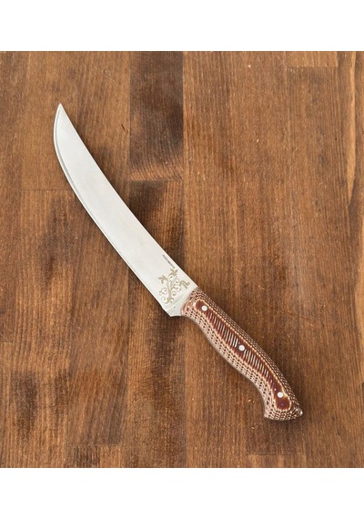 Nusret Bıçağı Kıvrık Tip Et Doğrama, Kesme, Dilimleme, Trimleme Bıçağı 21 Cm Hgns1608