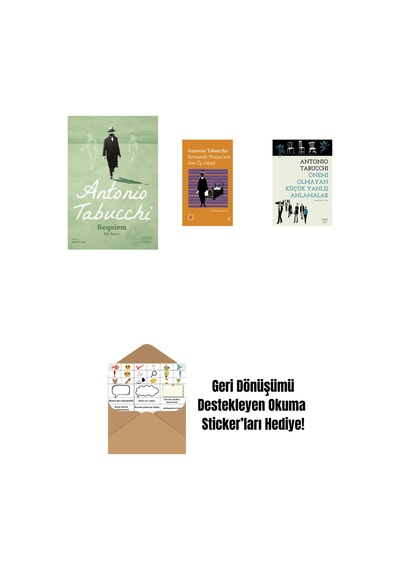 Requiem + Everest Açıkhava 34 - Fernando Pessoa Nın Son Üç Günü + Önemi Olmayan Küçük Yanlış Anlamalar + Okuma Sticker'ları
