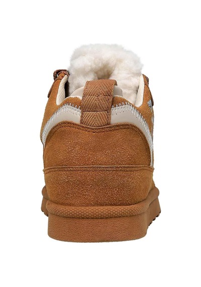 Kadın Vegan Deri Taba Sneakers - Look Who's Here Tasarım Çok Renkli