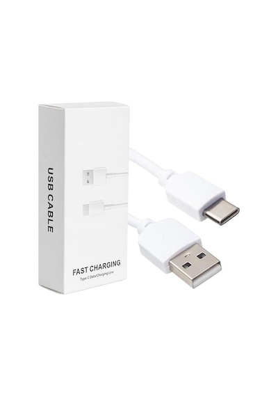 Powermaster Usb To Type-c Hızlı Şarj Ve Data Kablosu 1.5 Metre Beyaz