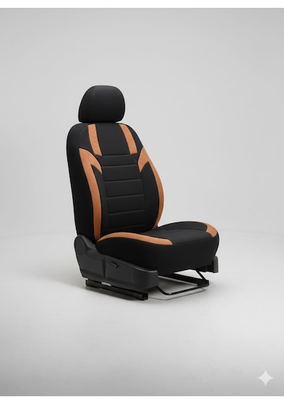 Monza Siyah Taba Serisi Renault 12 Koltuk Kılıfı Tam Set