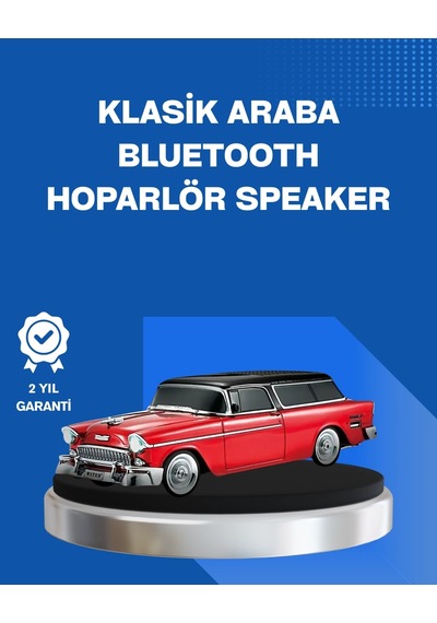 Vexor Retro Araba Şekilli Kablosuz Bluetooth Hoparlör