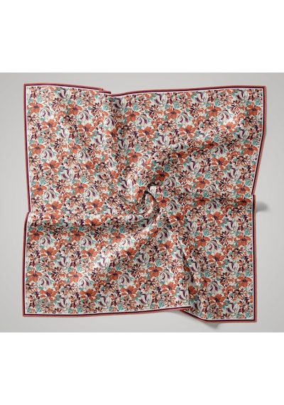 Silk Home Twill İpek Eşarp 11477-06 Ekru, Taba, Mor, Turkuaz, Vizon
