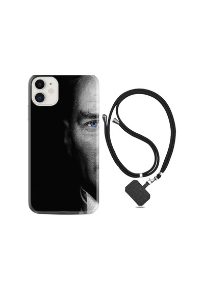 Apple Apple iPhone Uyumlu 11 Kılıf Desenli Silikon Boyun Askılı Atatürk Portre 3 1331