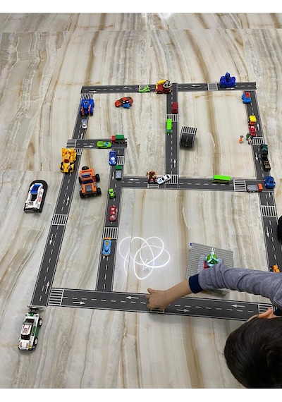 otobanT Eğitici ve Eğlenceli Yol Yapım Bandı - Çocuk Trafik Bantı