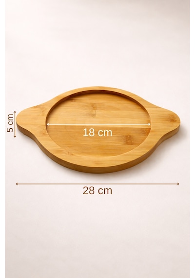 Felippe - Bambu Sahan Altlığı 18 Cm