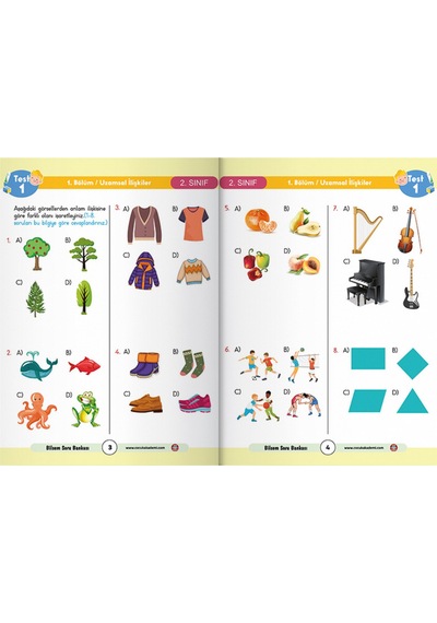 Bilsemde Başarı Kitabı 1-2-3. Seviye Set