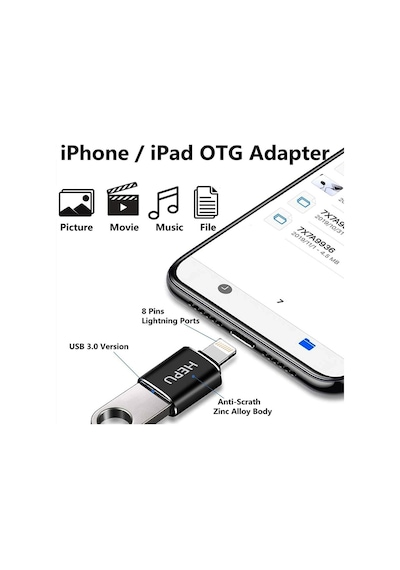 Hepu Hp-z03 Usb-a To Lightning İph Dönüştürücü Adaptör -