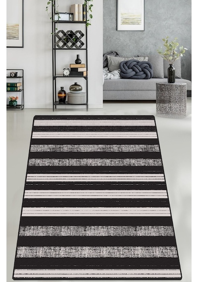 Chilai Home Barcode Djt Modern Tasarım Yıkanabilir Kaymaz Taban Halı, Salon Halısı , Dekoratif Halı Çok Renkli