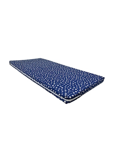 Sünger Yatak 70x180x6 Cm, Yer Yatağı,yer Minderi,şantiye,karavan,deprem Yatağı-lacivert Yıldız