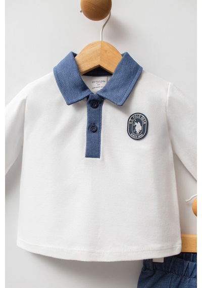 U.S. Polo Assn. Erkek Bebek Beyaz Takım Usb2598-c-v1 Beyaz