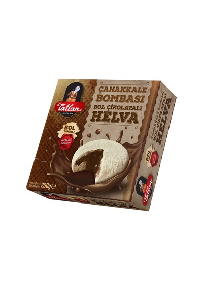 Tatlan Çanak Bombası Helva 250g Çikolata - Pratik Ve Lezzetli Atıştırmalık 2'li Ekonomik Paket Tarı