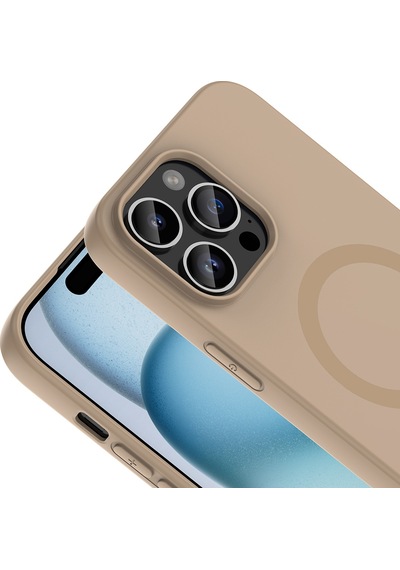 iPhone Uyumlu 14 Pro Max Kılıf M-safe Şarj Özellikli Klfs Aris Silikon Kapak - Yeşil