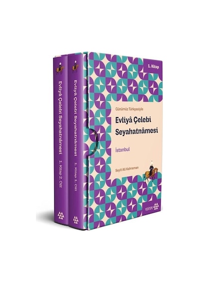 Evliyâ Çelebi Seyahatnâmesi İstanbul 1. Kitap 2 Cilt Kutulu