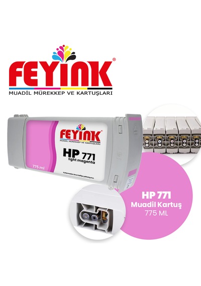Feyink Hp 771 Light Magenta M Feyink Kartuş 775ml