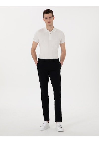 Pierre Cardin Erkek Siyah Pantolon Kanvas-chino 50308080-vr046 Siyah