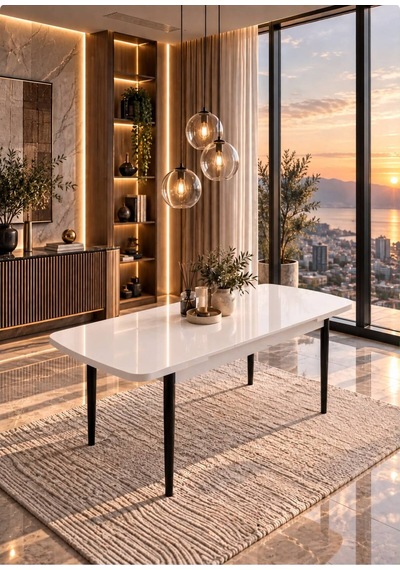 Sfm Açılabilir Kapanabilir 6 Sandalyeli Mutfak Masa Takımı Salon Takımı Bej - 924693614 Bej Sfm Açılabilir Kapanabilir 6 Sandalyeli Mutfak Masa Takımı Salon Takımı Bej - 924693614 Bej