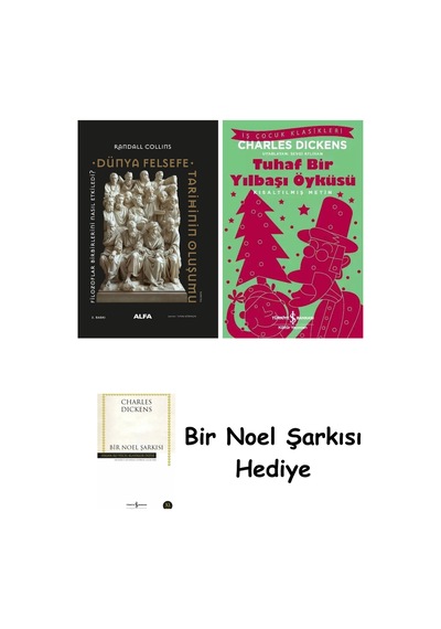 Dünya Felsefe Tarihinin Oluşumu Ciltli + Tuhaf Bir Yılbaşı Öyküsü + Bir Noel Şarkısı