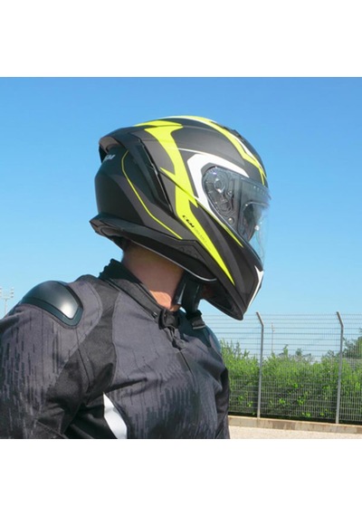 Cgm 311G Blast Sport Kapalı Kask Mat Siyah Sarı