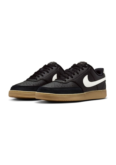 Nike Court Vision Low Erkek Siyah Sneaker Ayakkabı Siyah