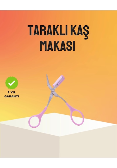 Kaş Düzeltme Makası Taraklı - Profesyonel Ve Pratik Kaş Bakımı