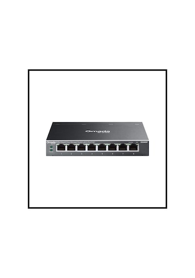 Omada Es208gp, 8 Port, Gigabit Poe+, 64w, Yönetilebilir, Metal Kasa Switch