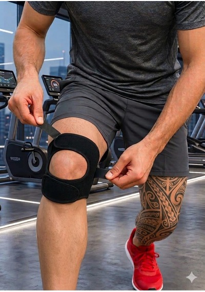 Patella Destekli Medikal Diz Korsesi Sporcu Dizlik Menisküs Çapraz Bağ Hassasiyetsı İçin Ayarlanabilir Ortopedik D Genel