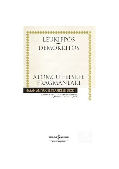 Atomcu Felsefe Fragmanları (Karton Kapak) / Demokritos 9786052959626