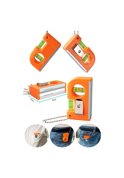 Su Terazisi Mini Eğim Ölçen Terazi Mıknatıslı Çok Amaçlı Ölçüm 22cm Yüzey Ölçümü