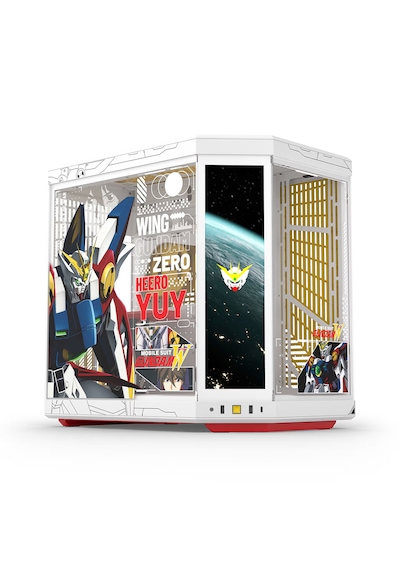 Hyte Y70 Touch Gundam Wing Temperli Cam Usb 3.2 E-atx Dual Chamber Mid Tower Dokunmatik Ekranlı Gaming Kasa Cs-hyte-y70ttı-gwıng