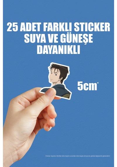 Kiseijuu Parasyte Anime Telefon Laptop Bullet Journal Yapışkanlı Folyo Sticker Paketi 25 Adet Çok Renkli
