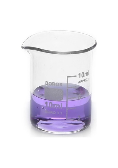 Cam Beher Dereceli 10 Ml - Kısa Form - Borosilikat 3.3 Cam Beher Dereceli 10 Ml - Kısa Form - Borosilikat 3.3