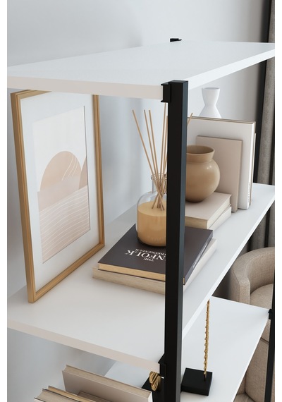 Scarlet Metal Kitaplık 5 Raflı Çok Amaçlı Dosya Kitap Rafı Ofis Salon Mutfak Raf 150 Cm Beyaz Beyaz Scarlet Metal Kitaplık 5 Raflı Çok Amaçlı Dosya Kitap Rafı Ofis Salon Mutfak Raf 150 Cm Beyaz Beyaz