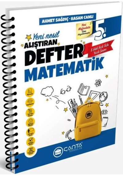 Çanta Yayınları 5.sınıf Matematik Alıştıran Defter Yeni