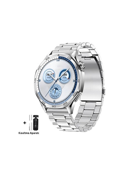 Huawei Watch Huawei Gt2 Huawei Gt2e Huawei Gt3 Huawei Gt4 Huawei Gt5 Pro Se Elite 46mm Uyumlu Paslanmaz Çelik Metal Baklalı 22mm Kordon