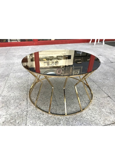 Brc Cadde Orta Sehpa Model 1054 Metal Transmisyon Çelik Gold Renk Brc Cadde Orta Sehpa Model 1054 Metal Transmisyon Çelik Gold Renk