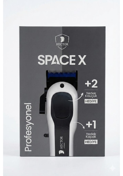 Hector Space X 8000 Rpm Saç Tıraş Makinesi Beyaz