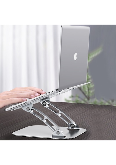 Aliminyum Ayarlı Laptop Apple Uyumlu MacBook Notebook Yükseltici Tutucu Cin319