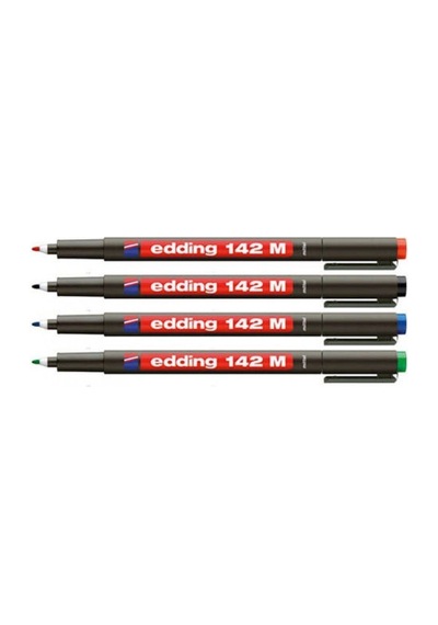 Edding Asetat Kalemi 142m Kırmızı