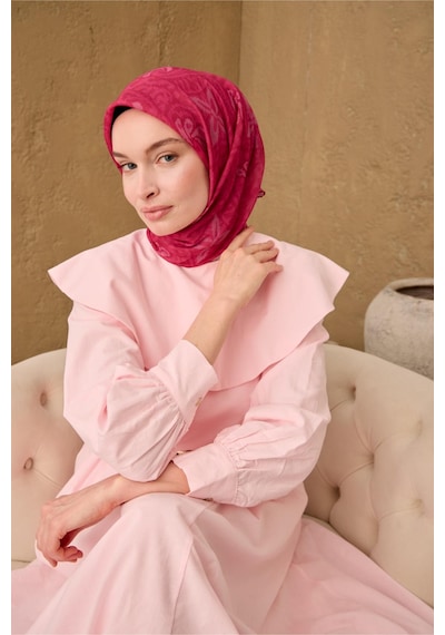 Silk Home Soft Eşarp 73099-22 Fuşya, Pembe, Gül Pembe