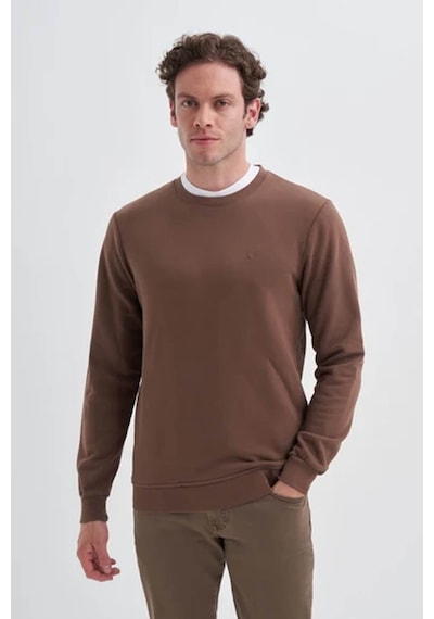 Cazador Slim Fit Kahverengi Erkek Sweatshirt 56100