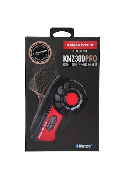 Knmaster Kn2300 Motosiklet Kask İnterkom Bluetooth Intercom Kulaklık Seti