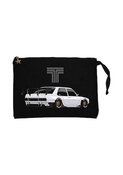 Tofaş Şahin Modifiye Siyah Clutch Astarlı Cüzdan / El Çantası Siyah