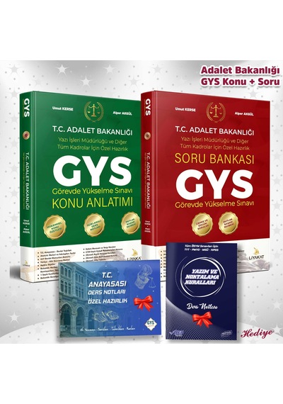Adalet Bakanlığı Görevde Yükselme Sınav Seti Konu Anlatımı Ve Sor